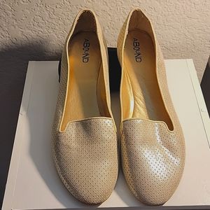 Gold Shimmer flats
